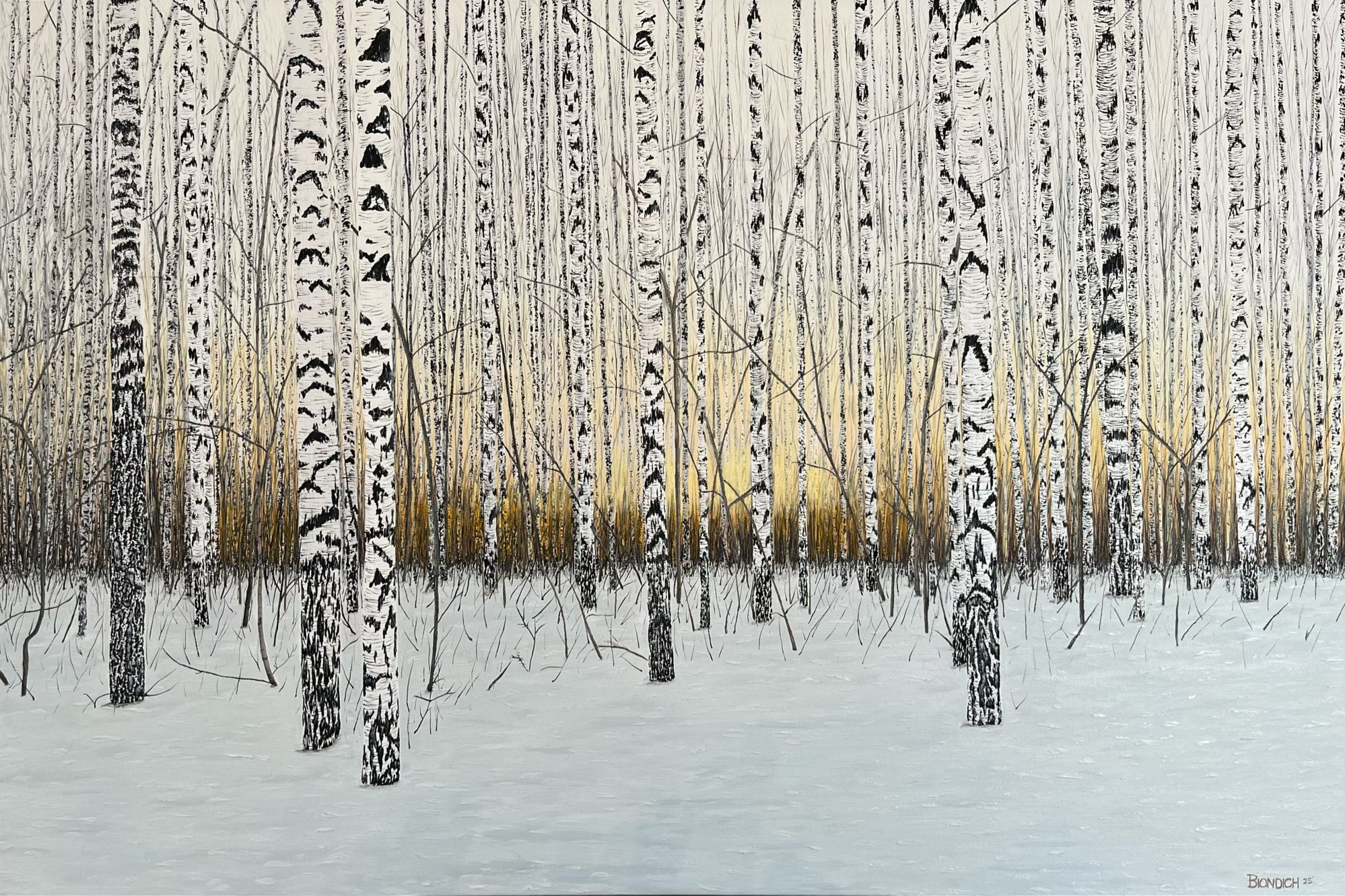 Birch Winter Giclee print